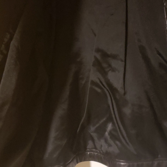 Black Leather Jacket Size Large - Picture 5 of 8